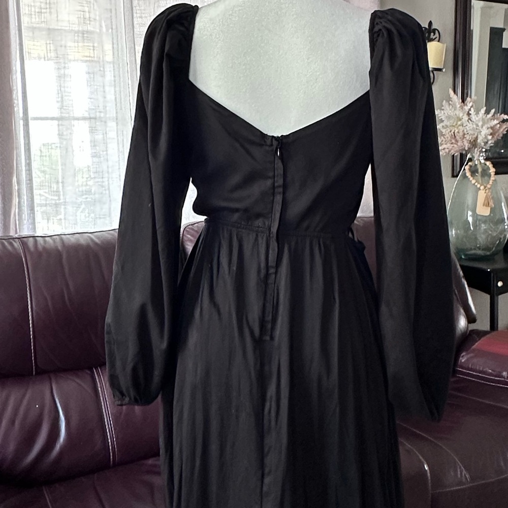 Anthropologie Embroidered Cut Out
Maxi Dress Size Small Black - Picture 8 of 15
